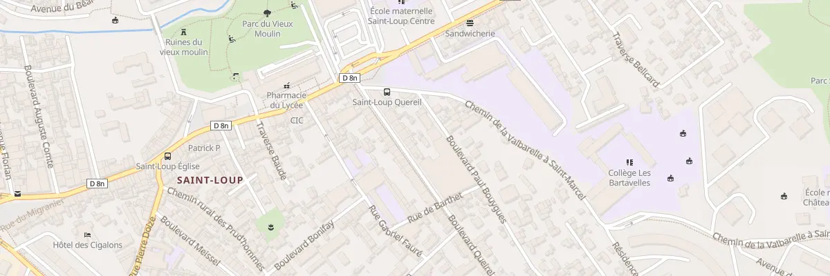 Plan du 23 Bd Queirel à Marseille 10e Arrondissement