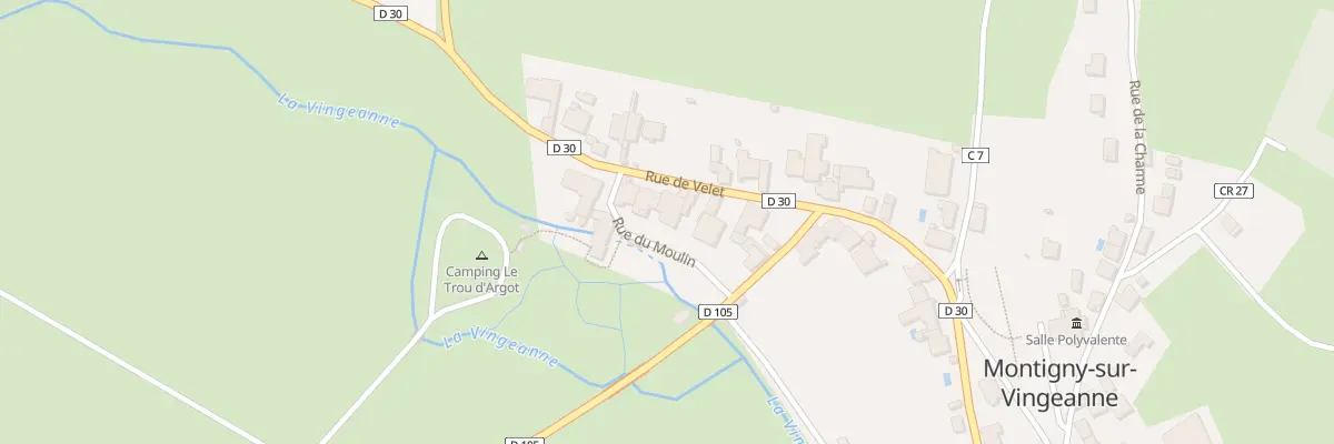 Plan du 47 Rue de Velet (Montigny) à Montigny-Mornay-Villeneuve-sur-Vingeanne