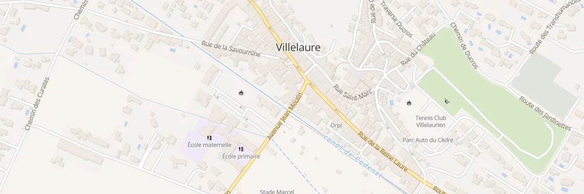Plan du 38 Av Jean Moulin à Villelaure