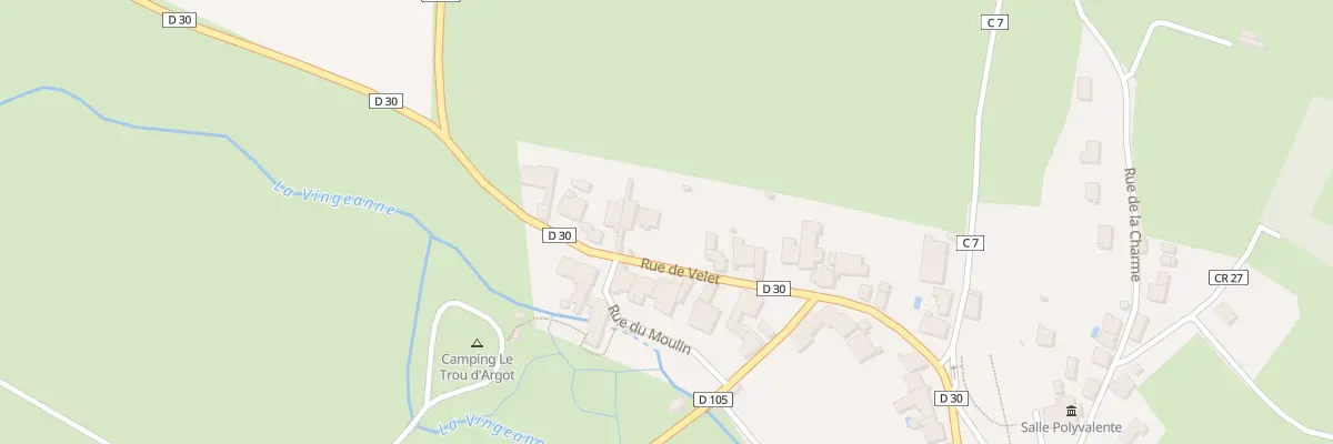 Plan du 24 Rue de Velet (Montigny) à Montigny-Mornay-Villeneuve-sur-Vingeanne