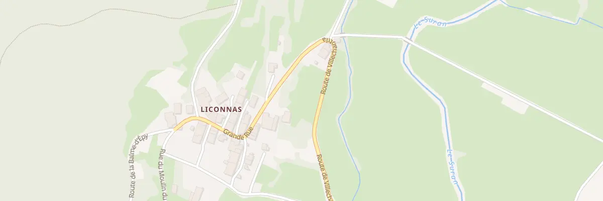 Plan du 1 Rte de Villechantria à Val Suran