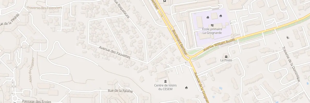 Plan du 12 Av Gabriel Roquelaure à Marseille 11e Arrondissement