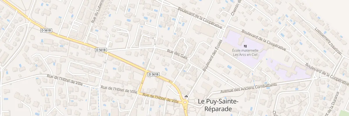 Plan du 14 Rue de la Place au Puy-Sainte-Réparade