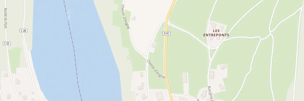 Plan du 5095 En Condamine à Serrières-sur-Ain