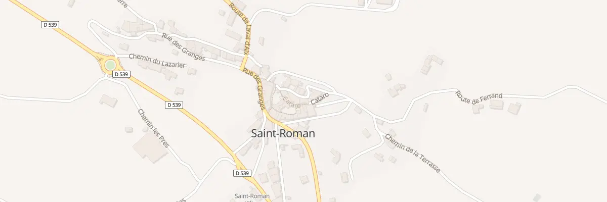 Plan du 44 Cataro à Saint-Roman