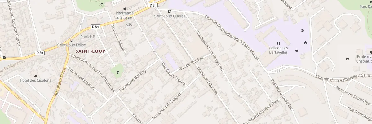 Plan du 46 Bd Queirel à Marseille 10e Arrondissement