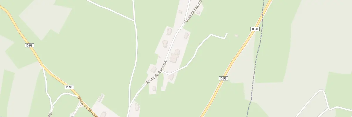 Plan du 418 Rte de Racouze à Grand-Corent