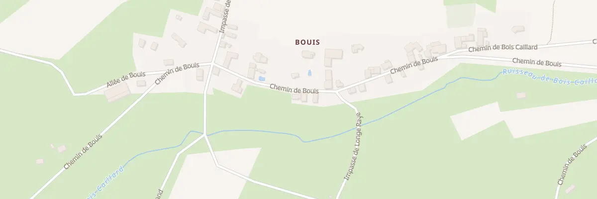 Plan du 70 Che de Bouis à Doissin