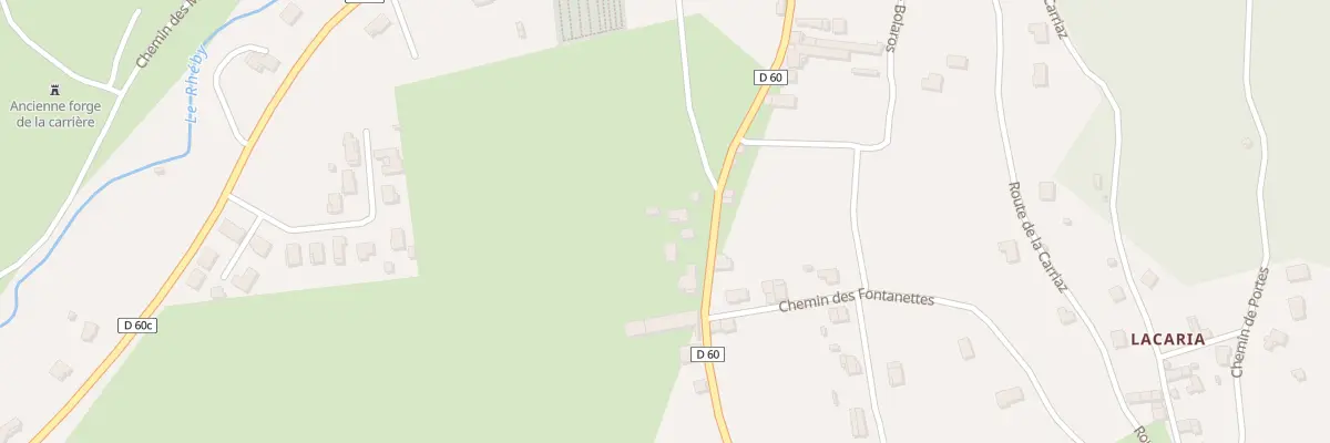 Plan du 380 Rte de Serrières à Villebois