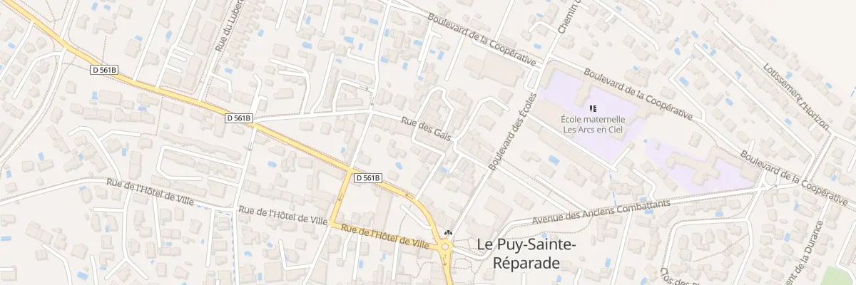 Plan du 12 Rue de la Place au Puy-Sainte-Réparade