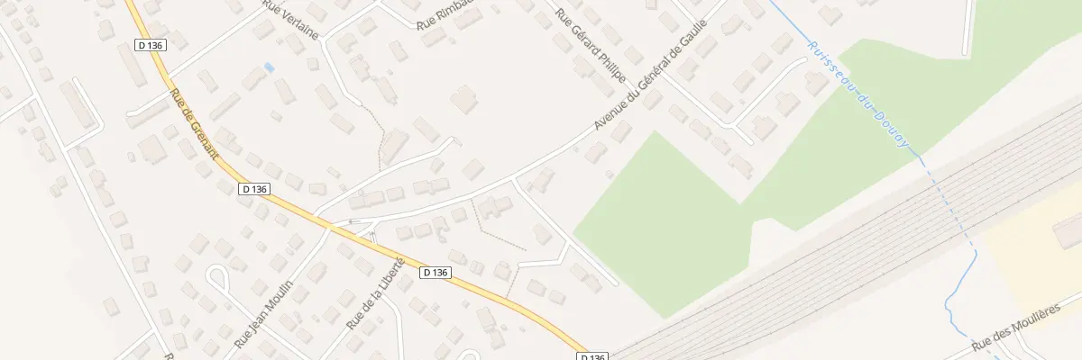 Plan du 1 Rue Pierre Brossolette à Chalindrey