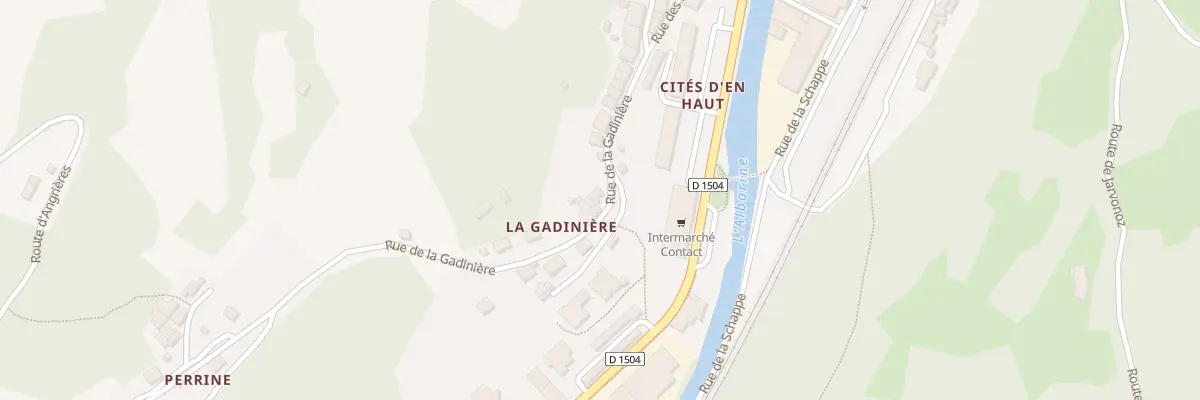 Plan du 12 Rue de la Gadiniere à Saint-Rambert-en-Bugey