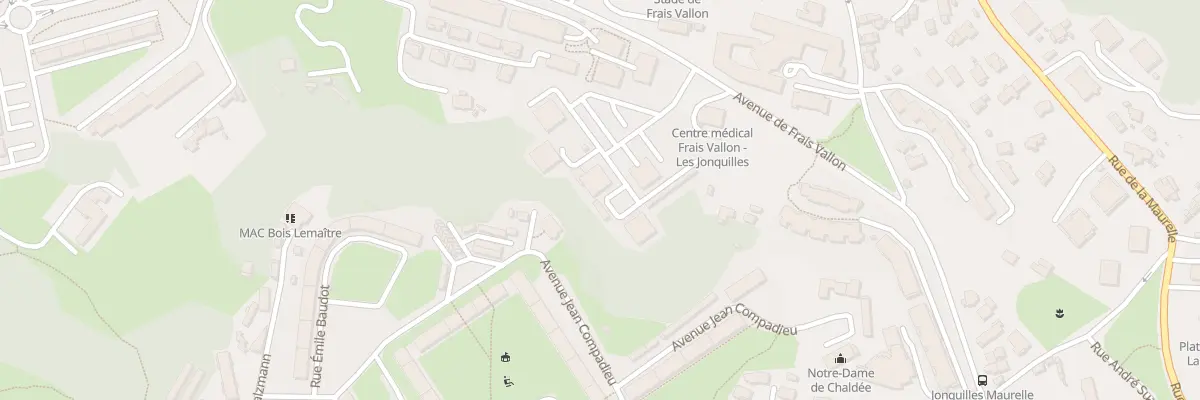 Plan du 156 Av de Frais Vallon à Marseille 13e Arrondissement
