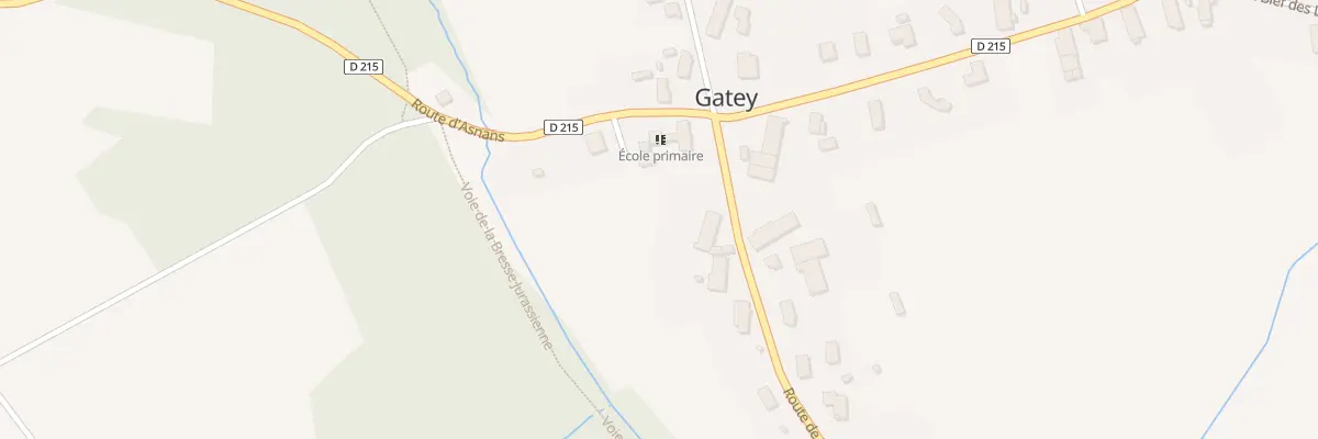 Plan du 4 Rte de Pleure à Gatey