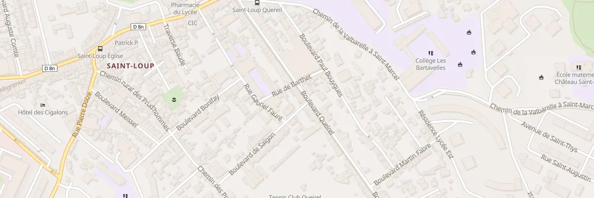 Plan du 56 Bd Queirel à Marseille 10e Arrondissement
