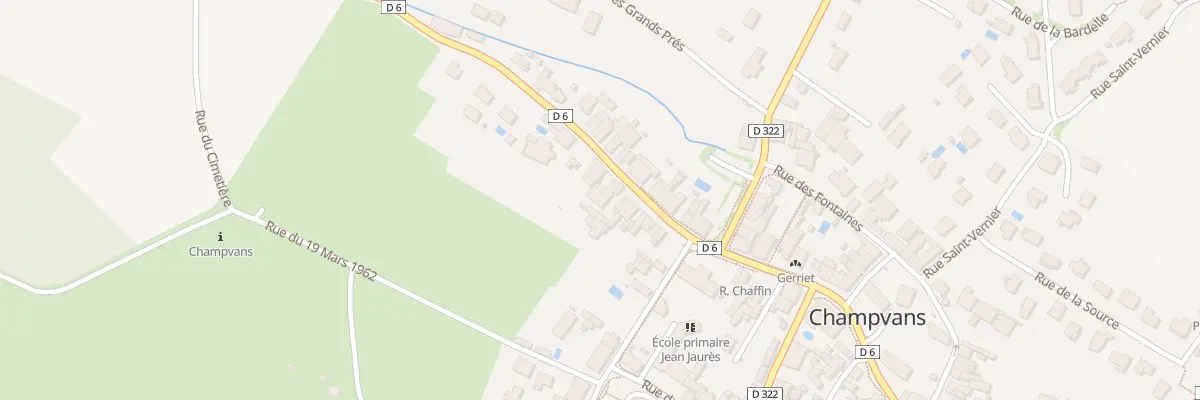 Plan du 15 Rue Gilbert Lanouzière à Champvans