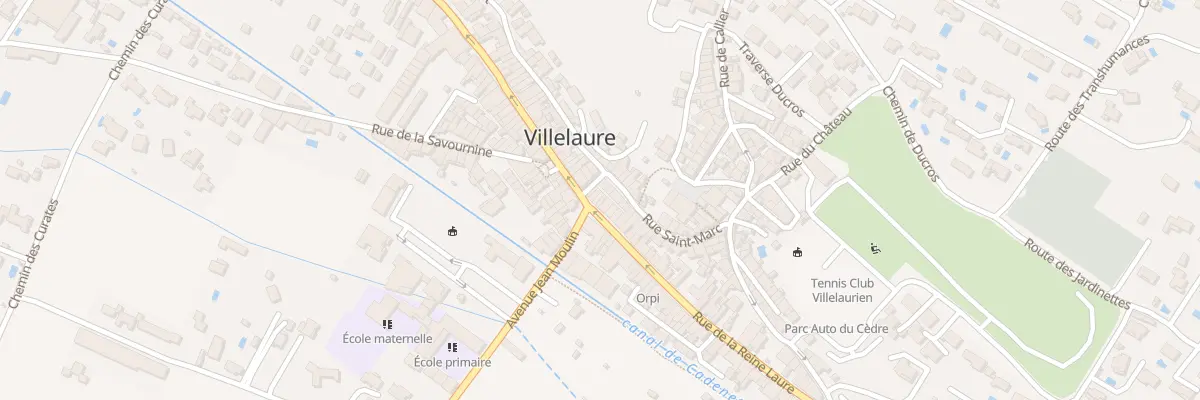 Plan du 11 Rue de la Reine Laure à Villelaure