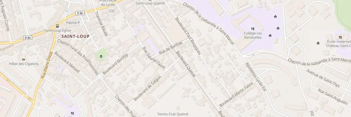 Plan du 60 Bd Queirel à Marseille 10e Arrondissement