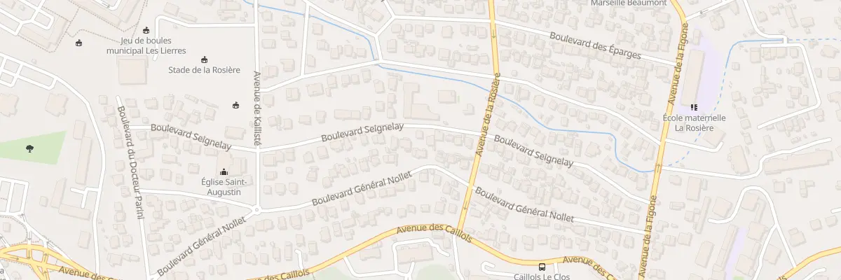 Plan du 74 Bd Seignelay à Marseille 12e Arrondissement
