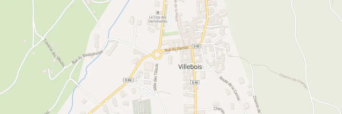 Plan du 28 Rue du Perron à Villebois