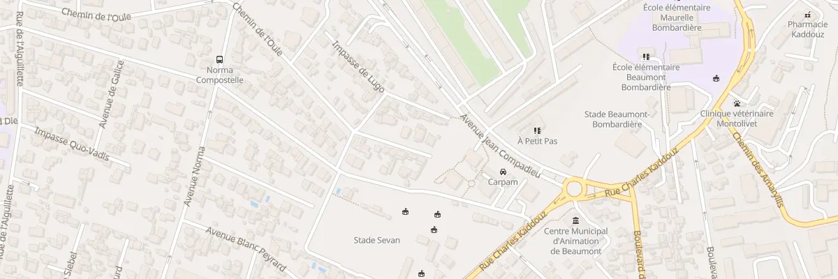 Plan du 3 Imp des Cantabres à Marseille 12e Arrondissement