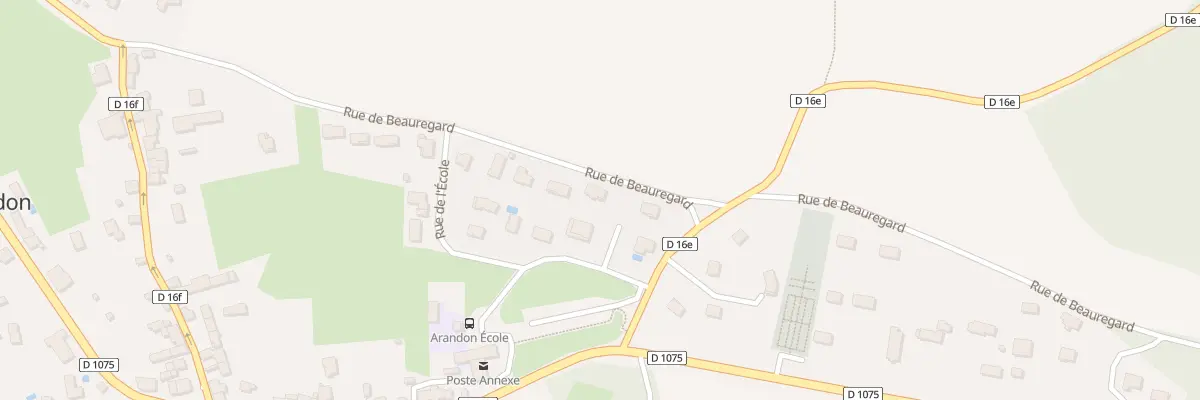 Plan du 38 Rue de l’Ecole à Arandon-Passins