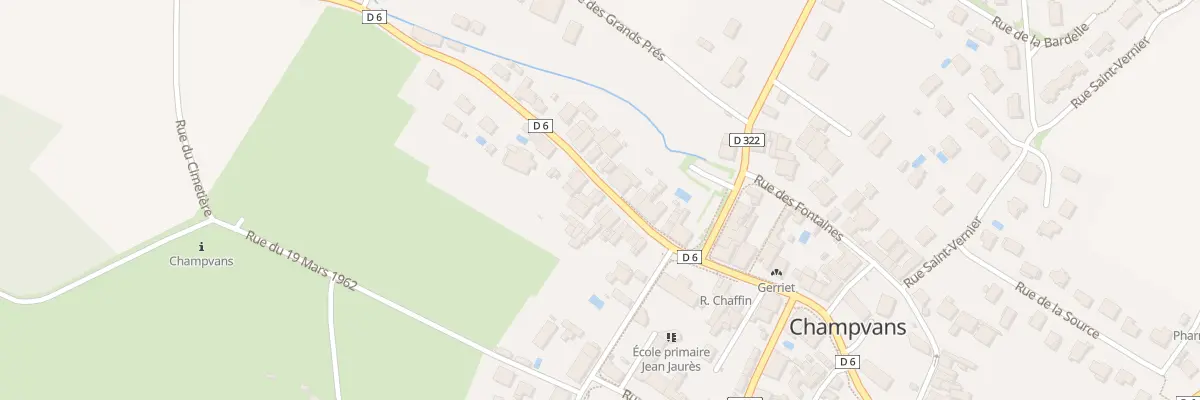 Plan du 17 Rue Gilbert Lanouzière à Champvans