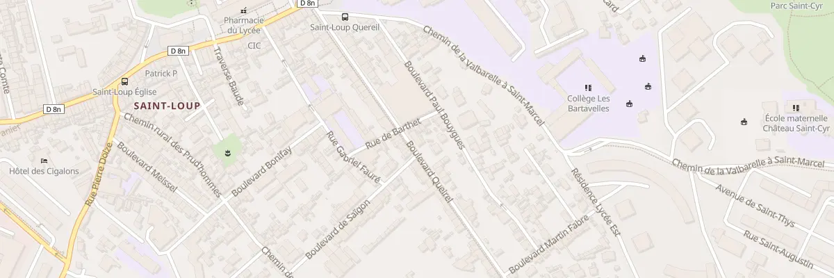 Plan du 57 Bd Queirel à Marseille 10e Arrondissement