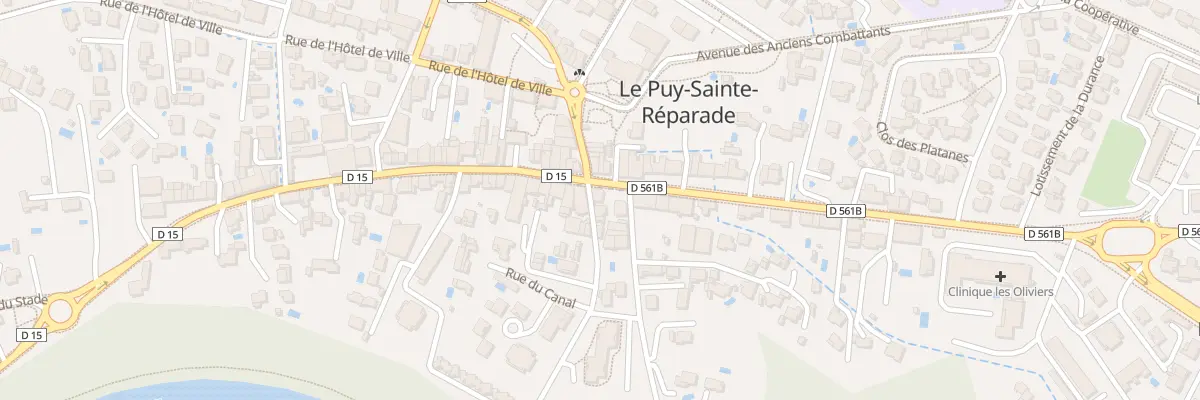 Plan du 2 Av du Cours au Puy-Sainte-Réparade