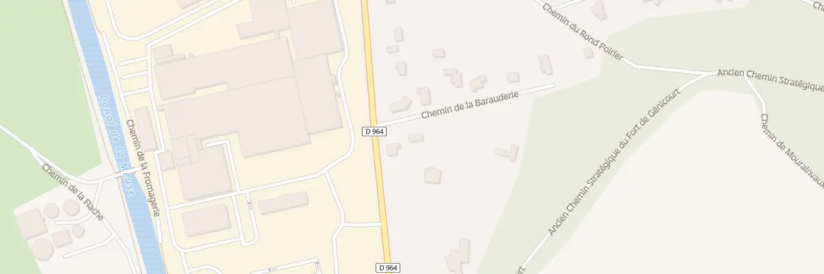 Plan du 2 Cr Dit de la Barauderie à Dieue-sur-Meuse
