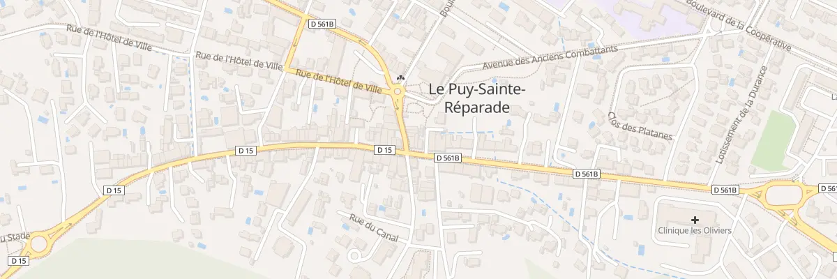Plan du 3 Av du Cours au Puy-Sainte-Réparade