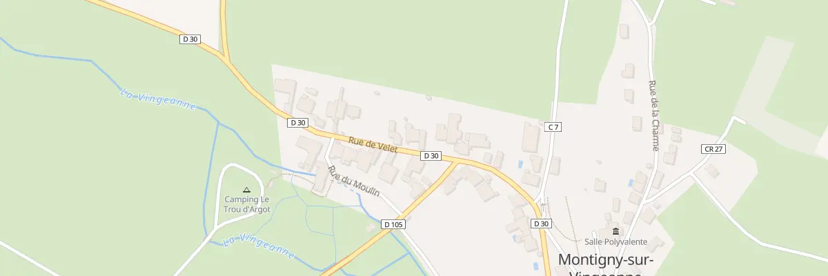 Plan du 18 Rue de Velet (Montigny) à Montigny-Mornay-Villeneuve-sur-Vingeanne