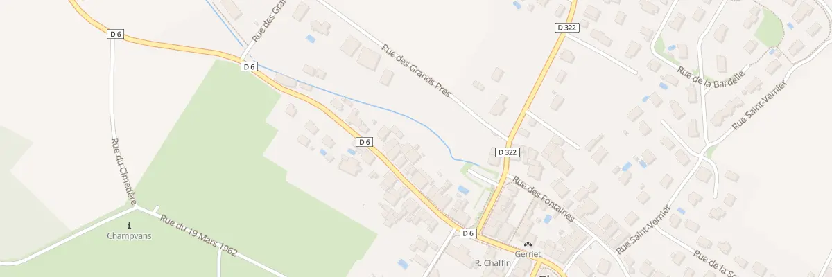 Plan du 20 Rue Gilbert Lanouzière à Champvans
