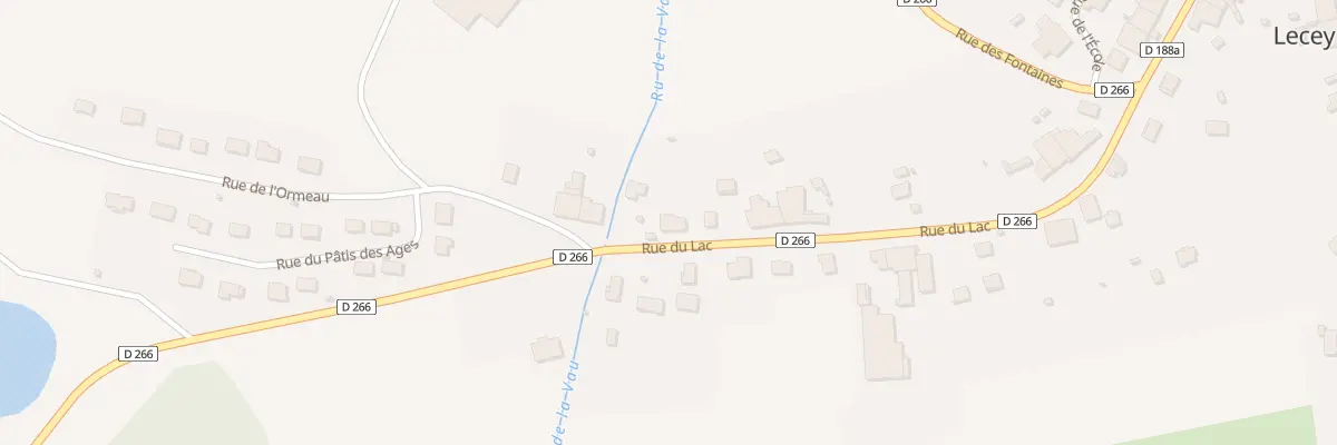 Plan du 22 Rue du Lac à Lecey