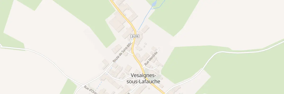 Plan du 27 Rue du General Leclerc à Vesaignes-sous-Lafauche