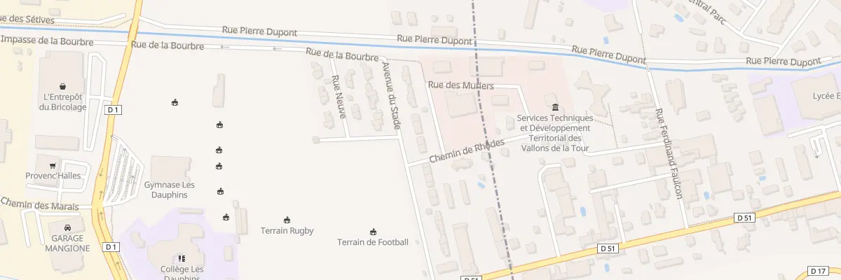 Plan du 13 Av du Stade à Saint-Jean-de-Soudain