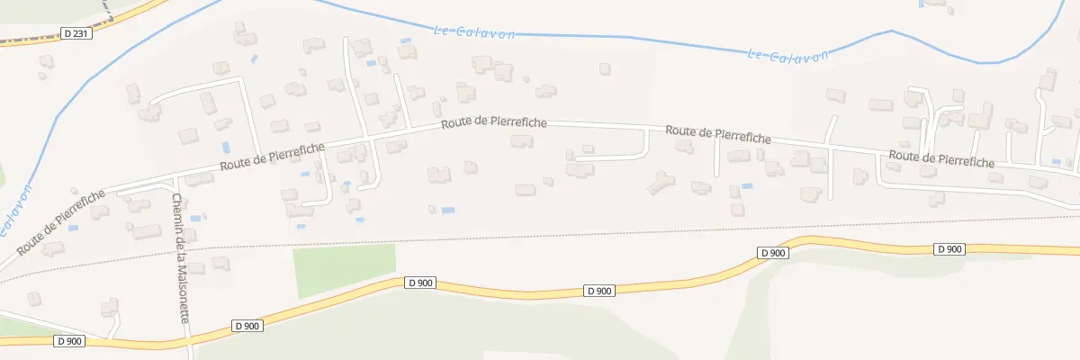 Plan du 675 Rte de Pierrefiche à Saignon
