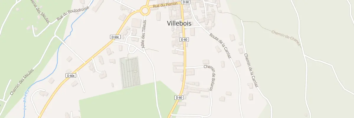 Plan du 5075 Rte de Serrières à Villebois