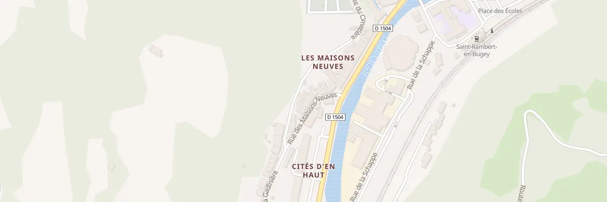 Plan du 9 Rue des Maisons Neuves à Saint-Rambert-en-Bugey