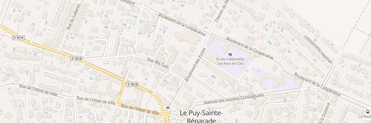 Plan du 46 Av des Gaix au Puy-Sainte-Réparade