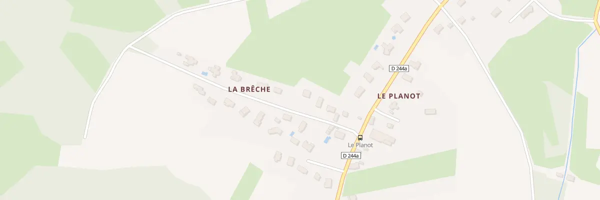 Plan du 5295 La Breche à Arandon-Passins