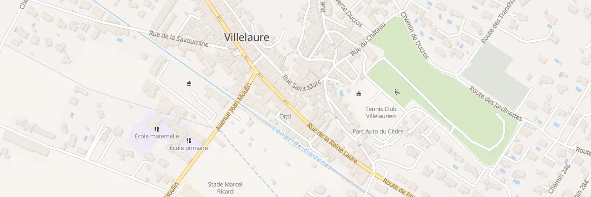 Plan du 91 Rue de la Reine Laure à Villelaure