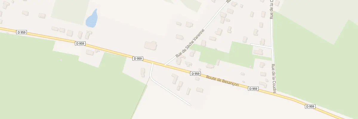 Plan du 41 Rue de Seche Varenne à Perrigny-sur-l’Ognon