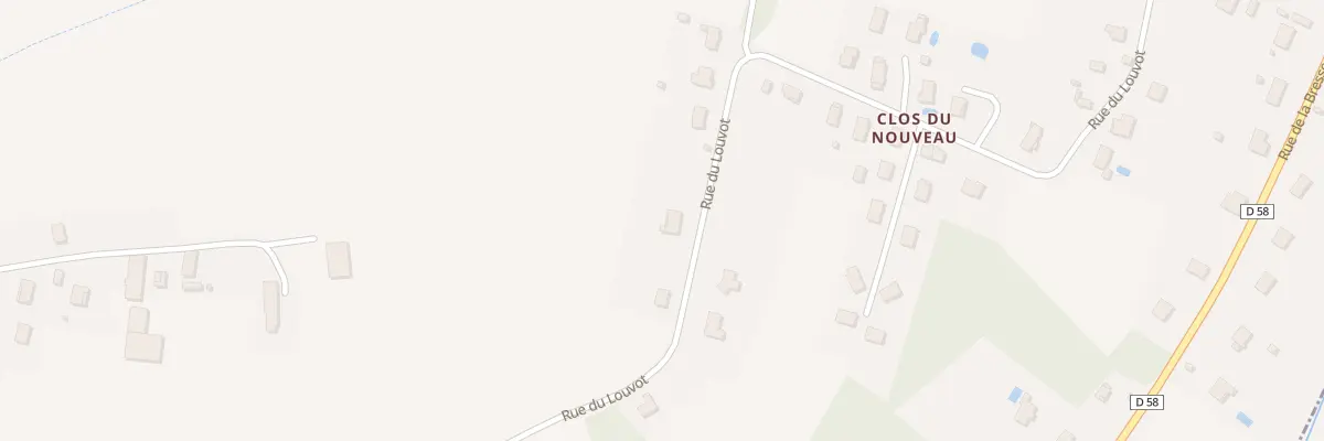 Plan du 75 Rue du Louvot à Nance