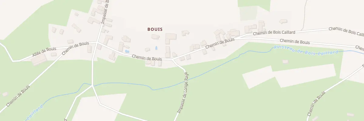 Plan du 80 Che de Bouis à Doissin