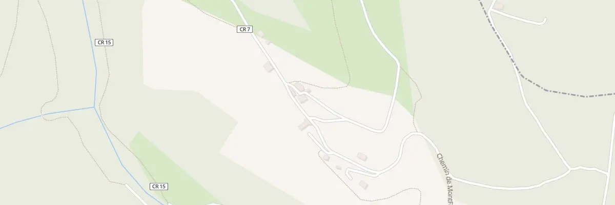 Plan du 1692 Che de Montferrier à Cras