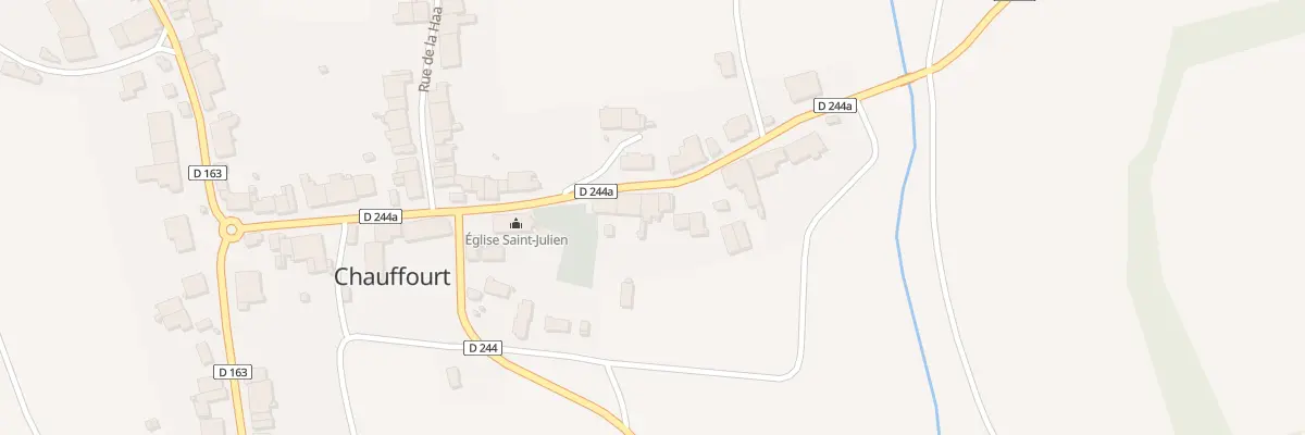 Plan du 8 Rue de la Vallee à Chauffourt