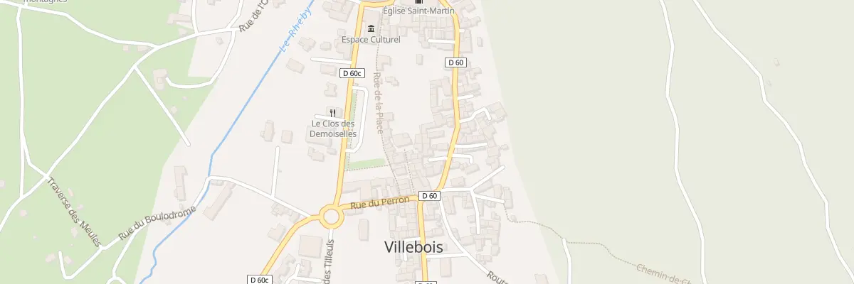 Plan du 168 Rue du Village à Villebois