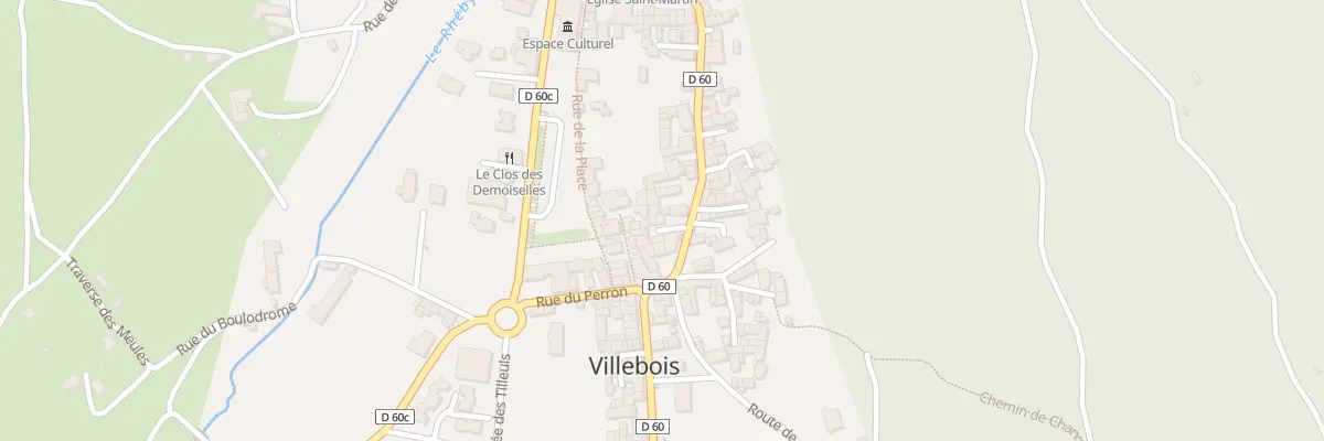 Plan du 200 Rue du Village à Villebois