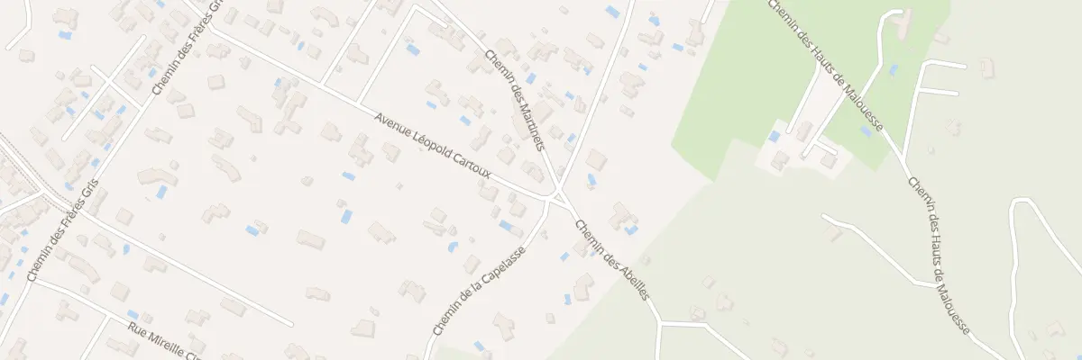 Plan du 2 Che des Martinets à Aix-en-Provence